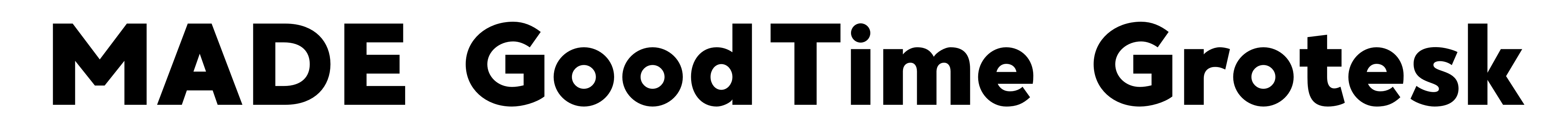 MADE GoodTime Grotesk